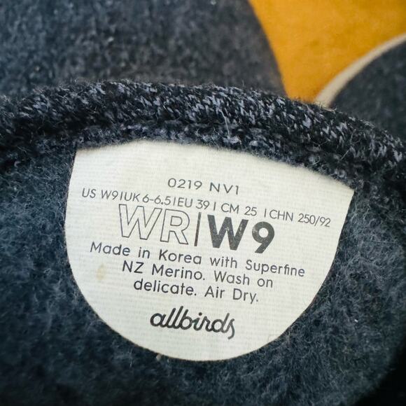 Allbirds Womens Wool Runners 0219 NV1 Gray Everday Sneakers Sz 8 Left Sz 9 Right - Picture 11 of 14